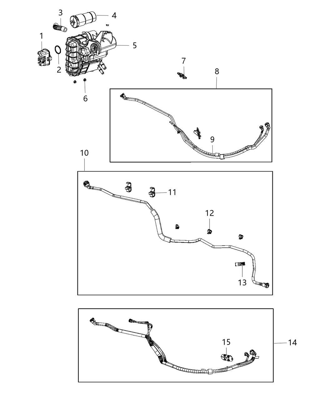 Mopar 68080835AH CANISTER-Vapor