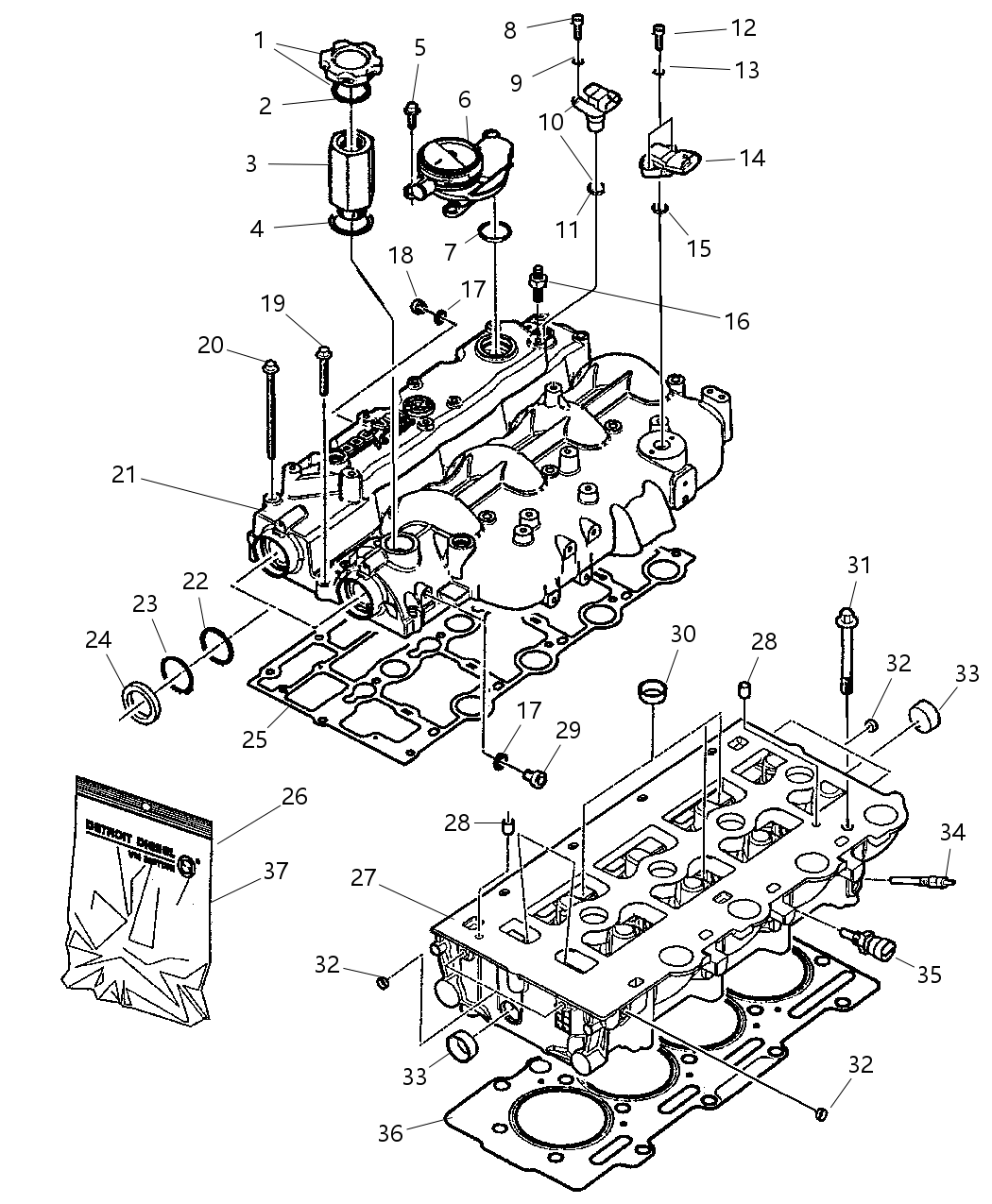 Mopar 5093897AB Cover-Cylinder Head