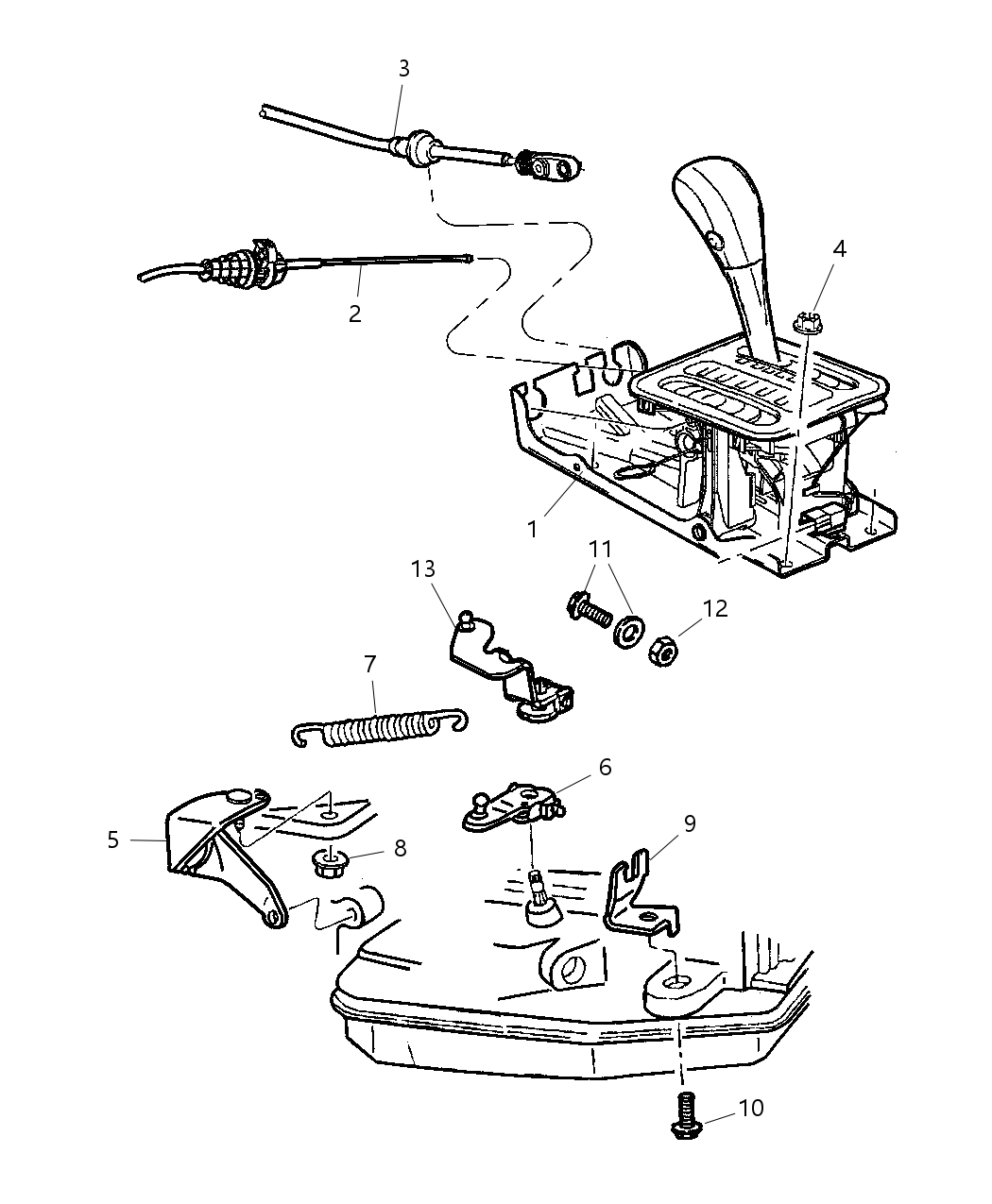 Mopar 52109672AC Housing-SHIFTER