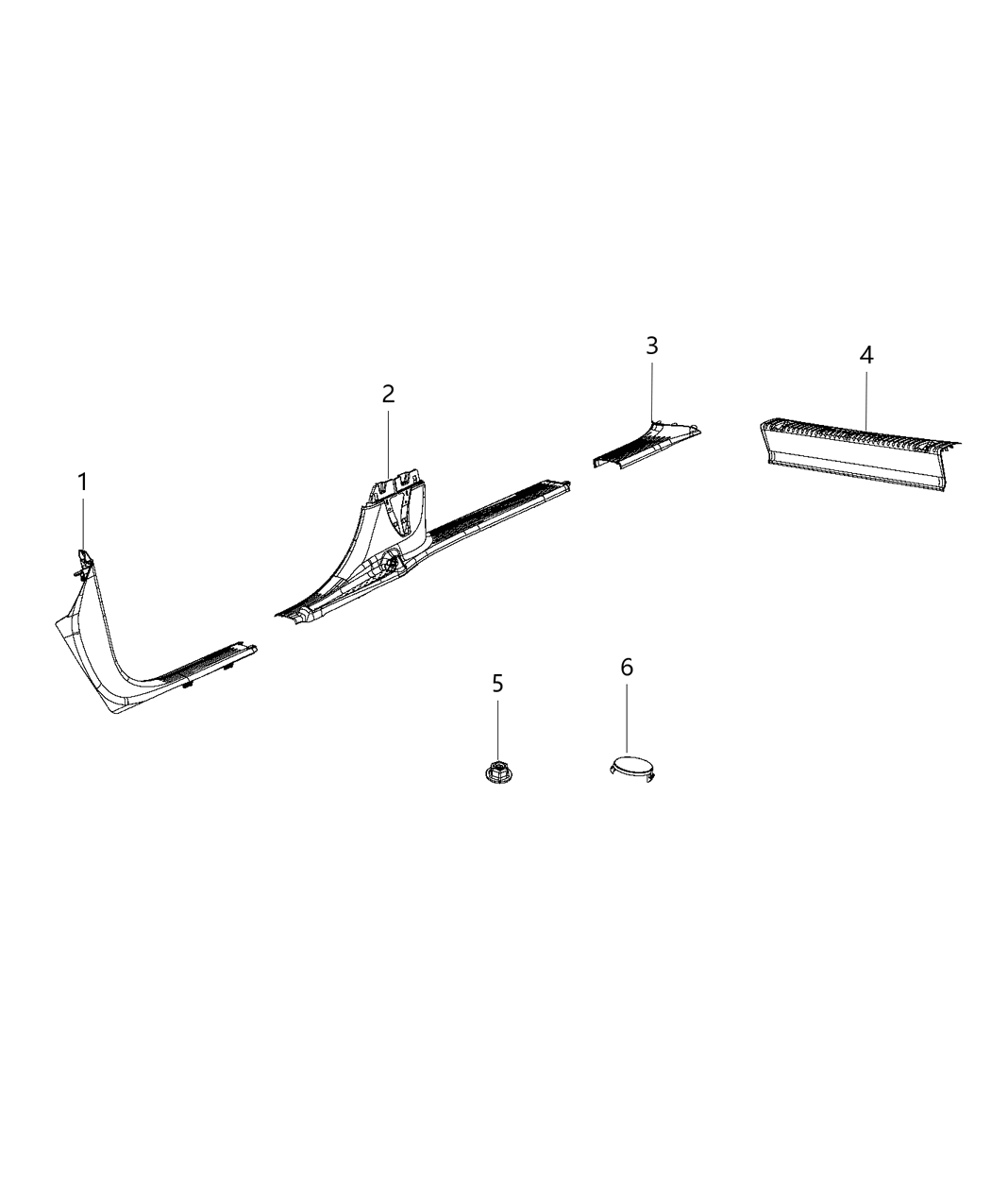 Mopar 5RH86PD2AE Plate-SCUFF