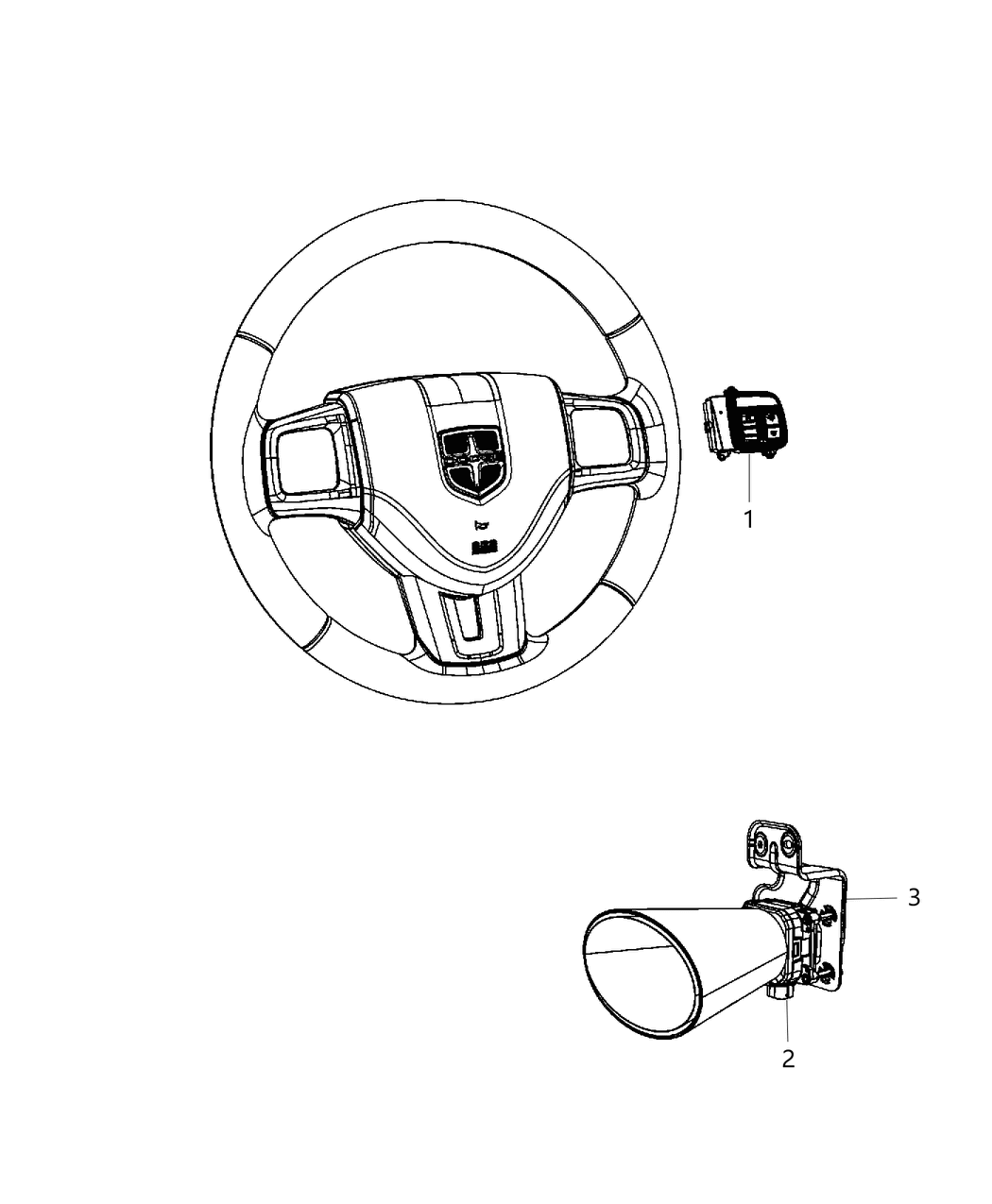 Mopar 56054167AB Cover-Sensor