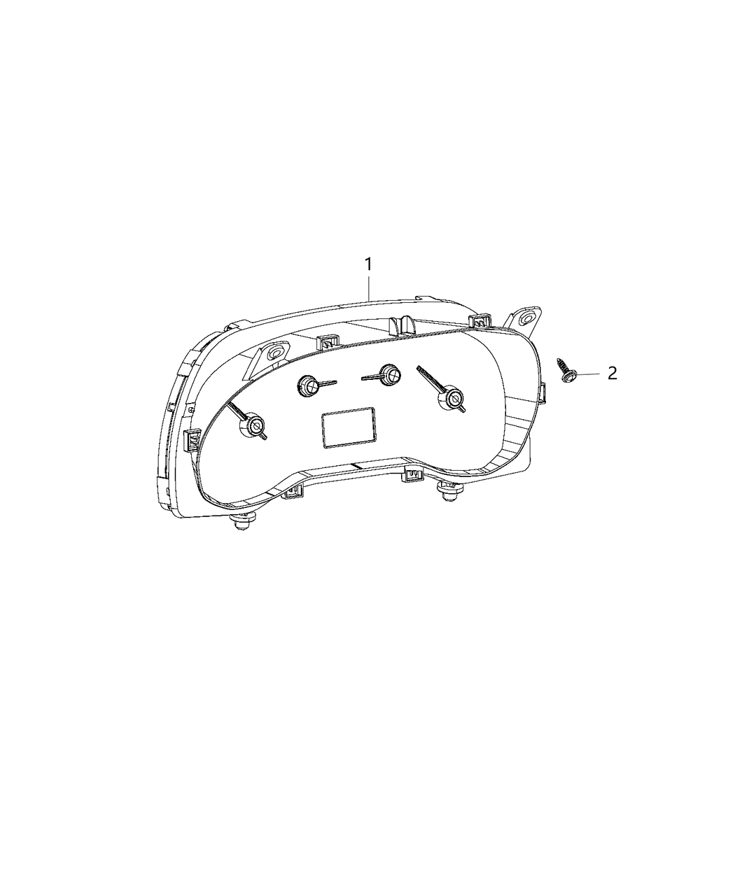 Mopar 68273998AA Cluster-Instrument Panel