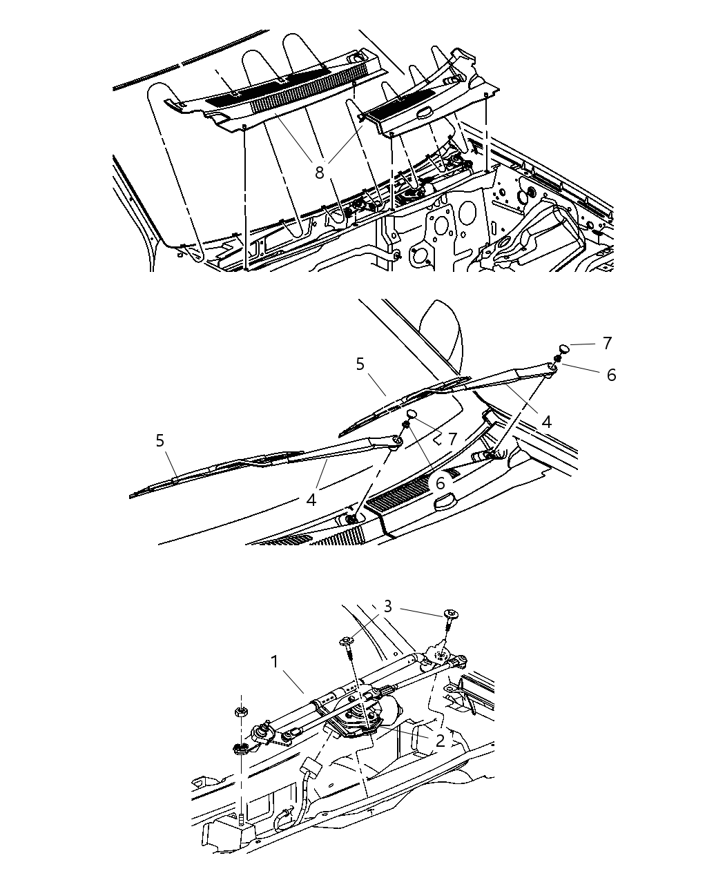 Mopar 55079158AC WIPERUNIT-Windshield