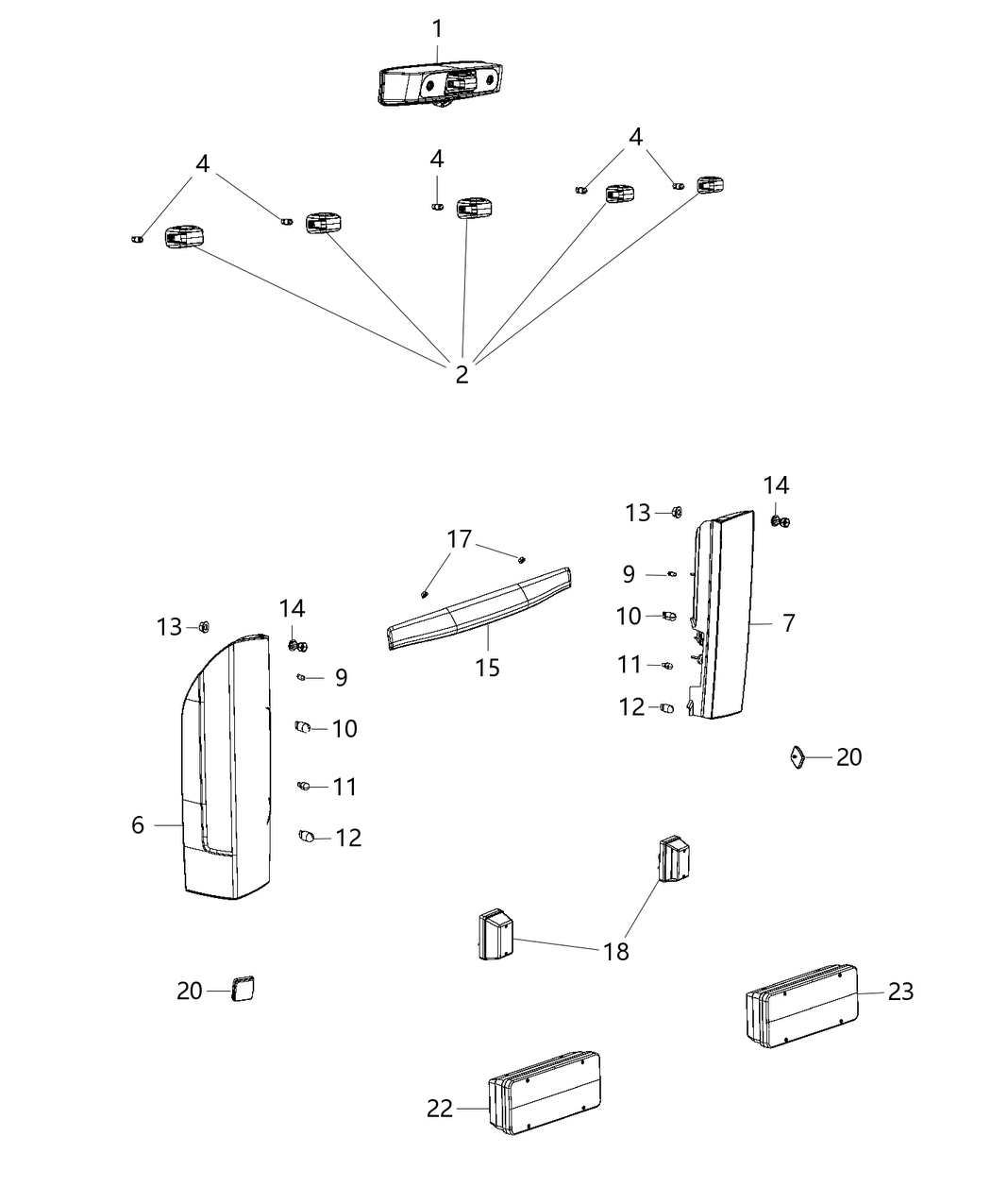 Mopar 5NP86RXFAG Lamp-Backup