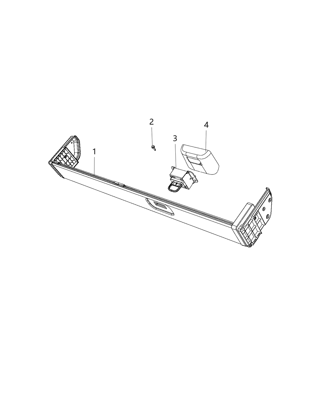 Mopar 5YM59LC5AC Bin-Storage