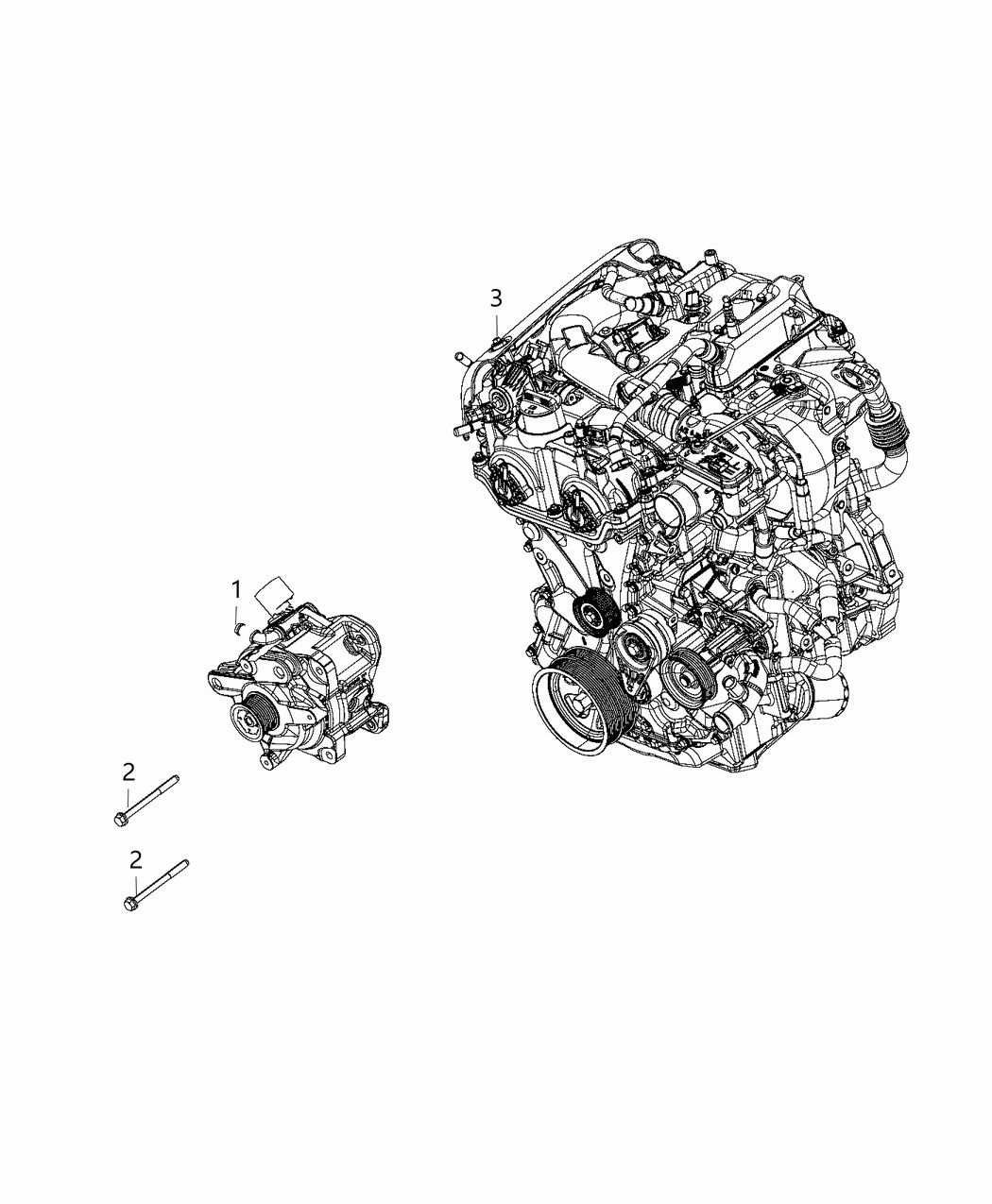 Mopar 68432441AB Generator-Engine