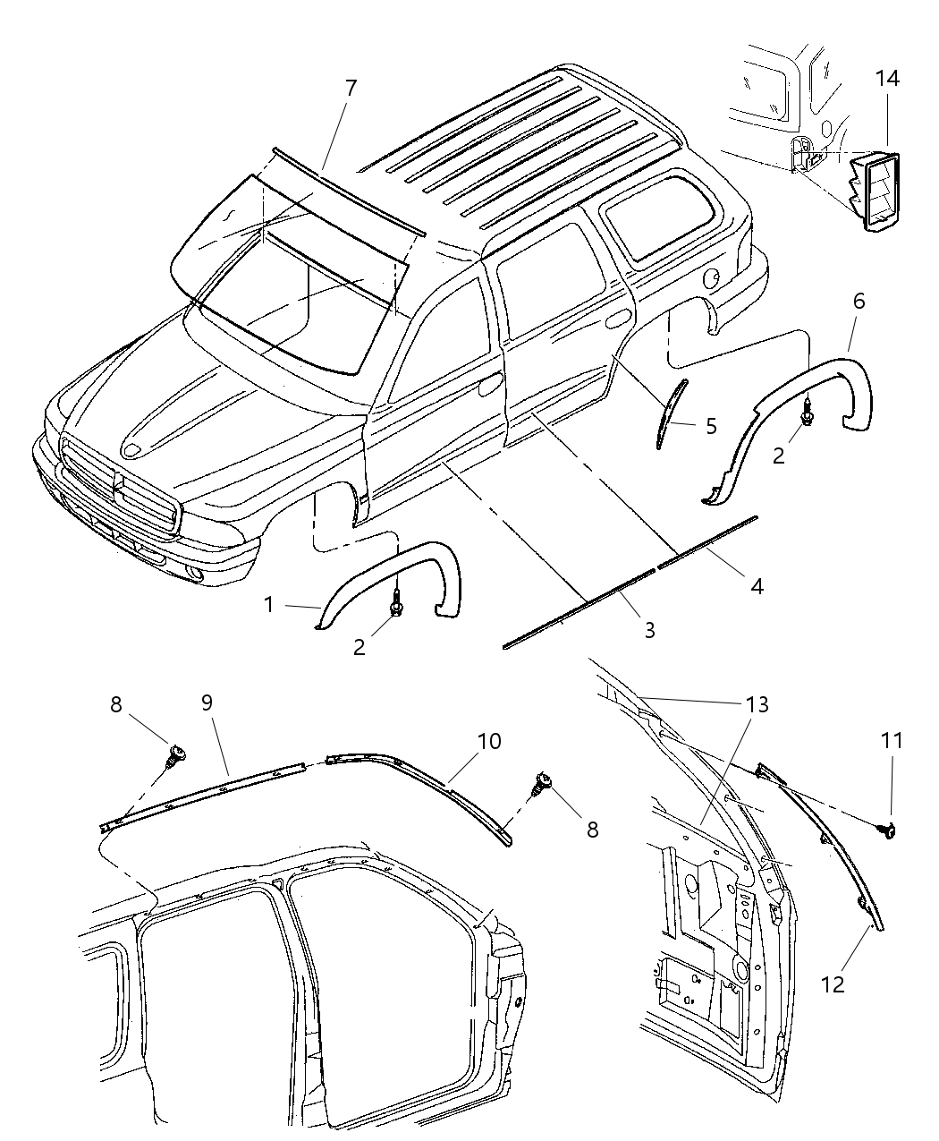 Mopar 55055536AB EXHAUSTER-Interior Trim Panel