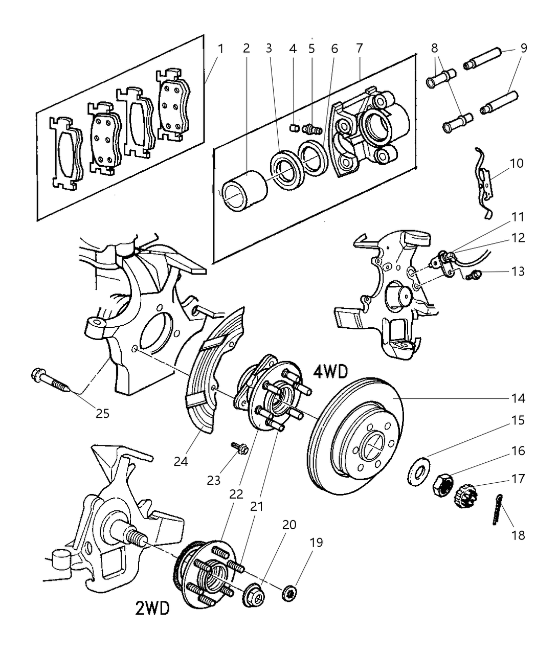 Mopar 52009406AD Brake Hub And Bearing