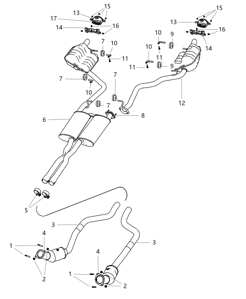 Mopar 5039049AC Resonator-Exhaust