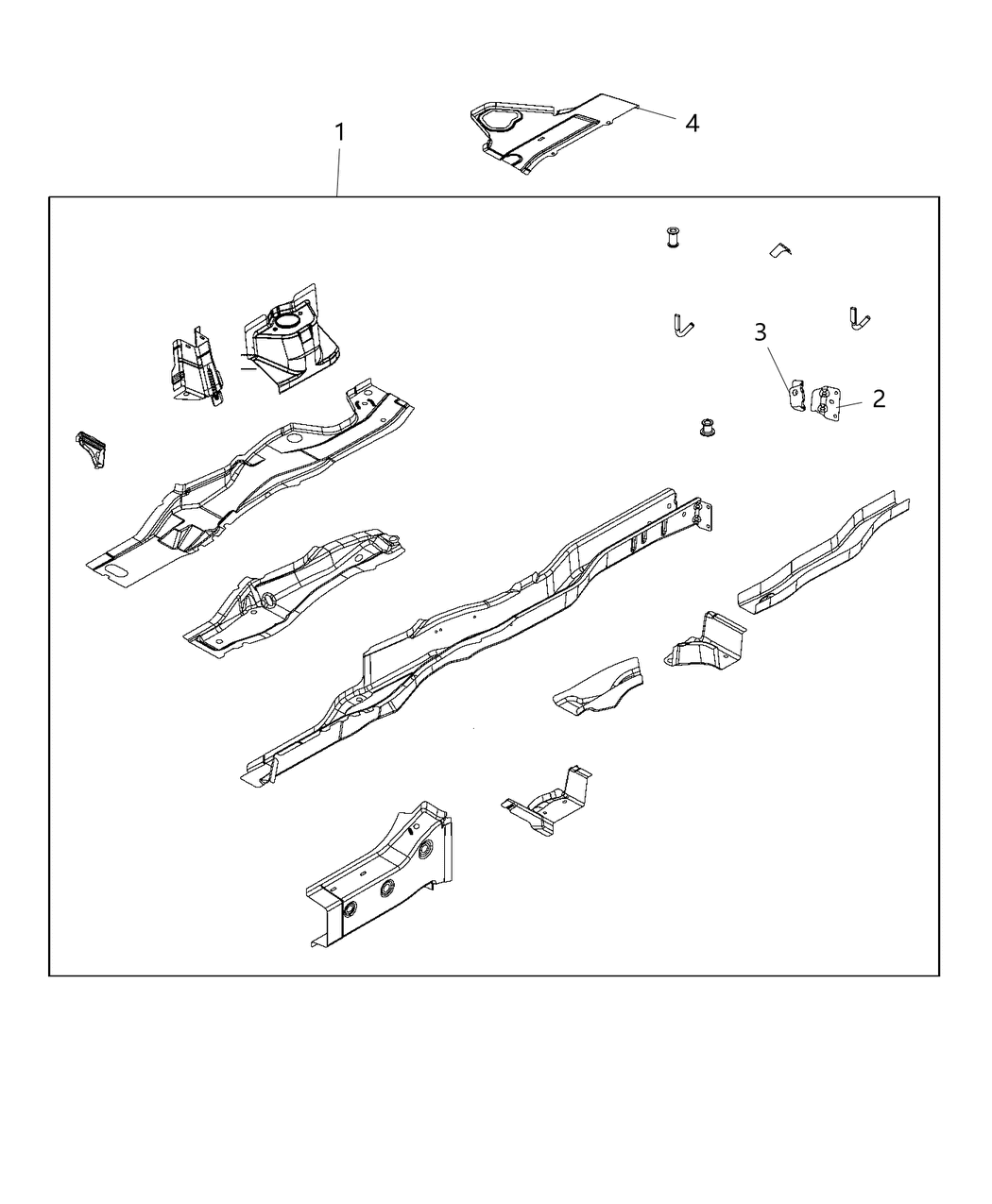 Mopar 5155179AF SIDEMEMBE-Floor