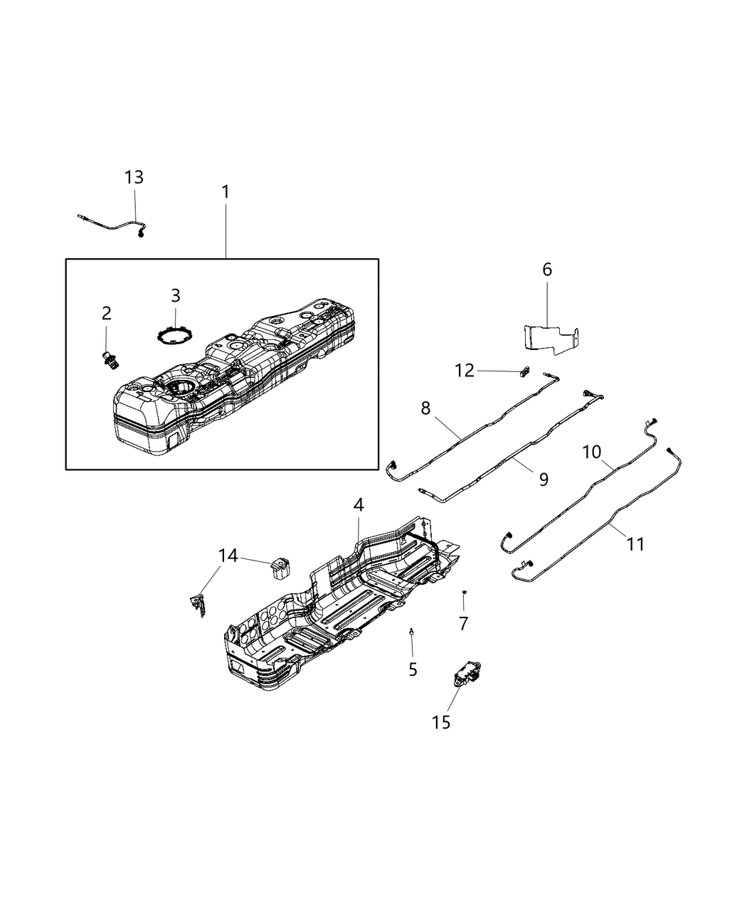 Mopar 52029750AC Tank-Fuel Tank