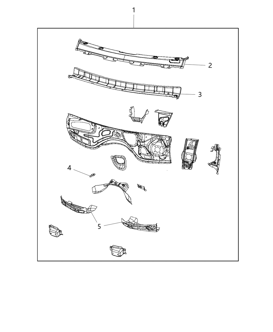 Mopar 68251645AA Panel-Dash