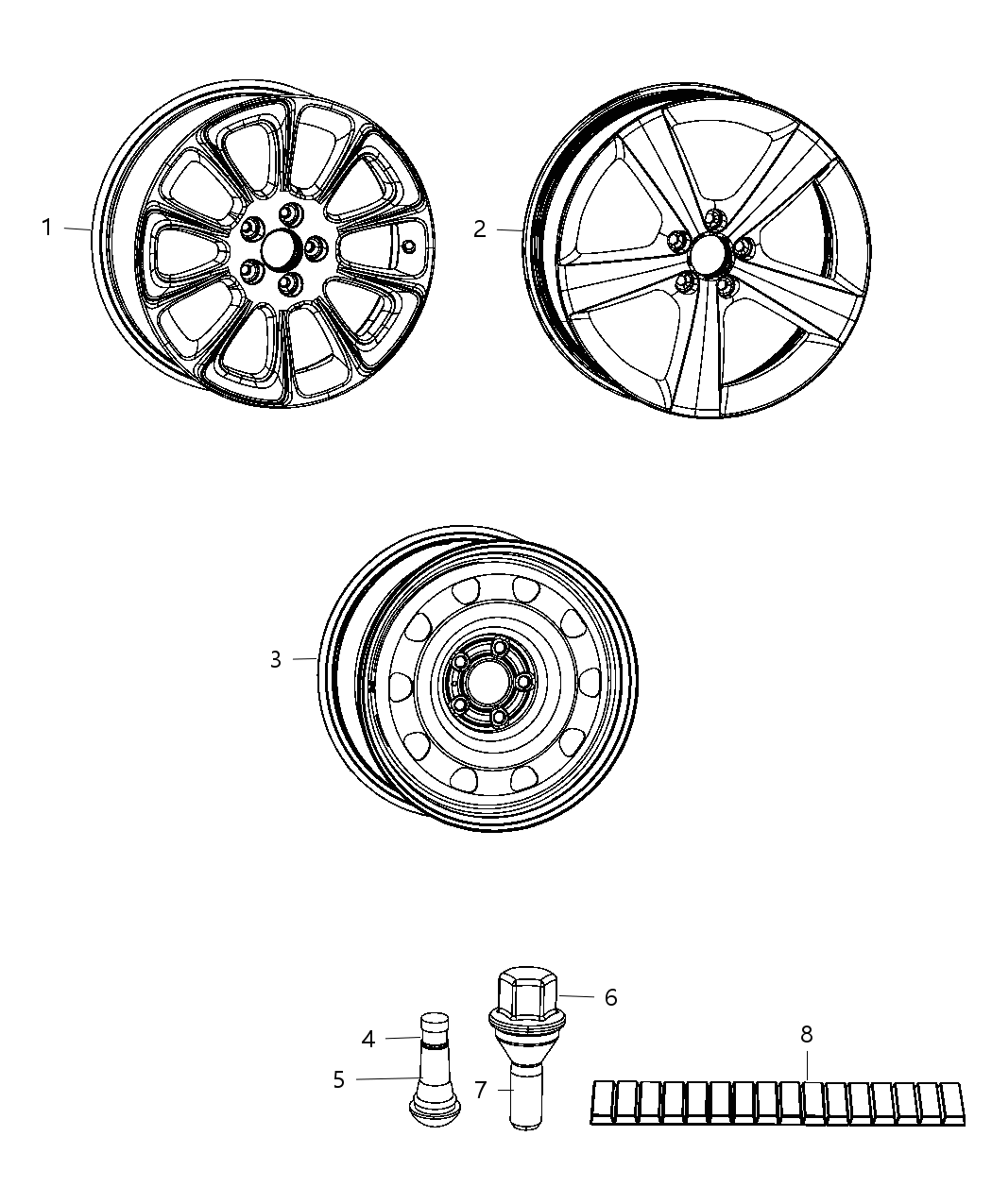 Mopar 68193587AA Valve Kit