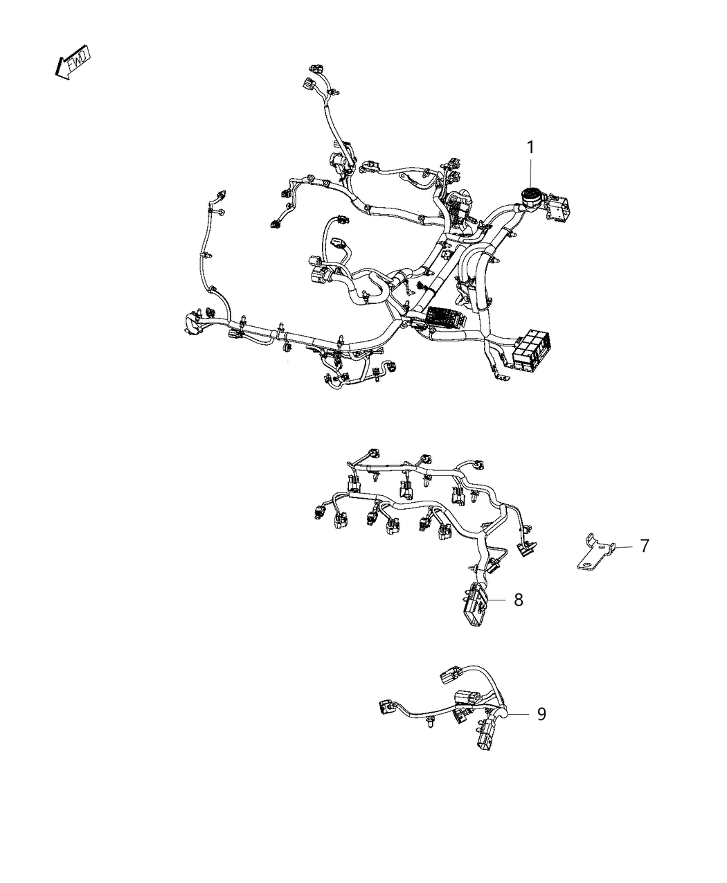 Mopar 68236867AE Wiring-Engine