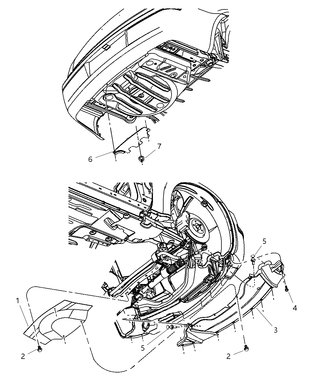 Mopar 4806175AD Shield-Front