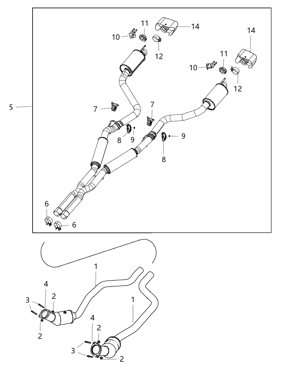 Mopar 68210973AB Exhaust-TAILPIPE