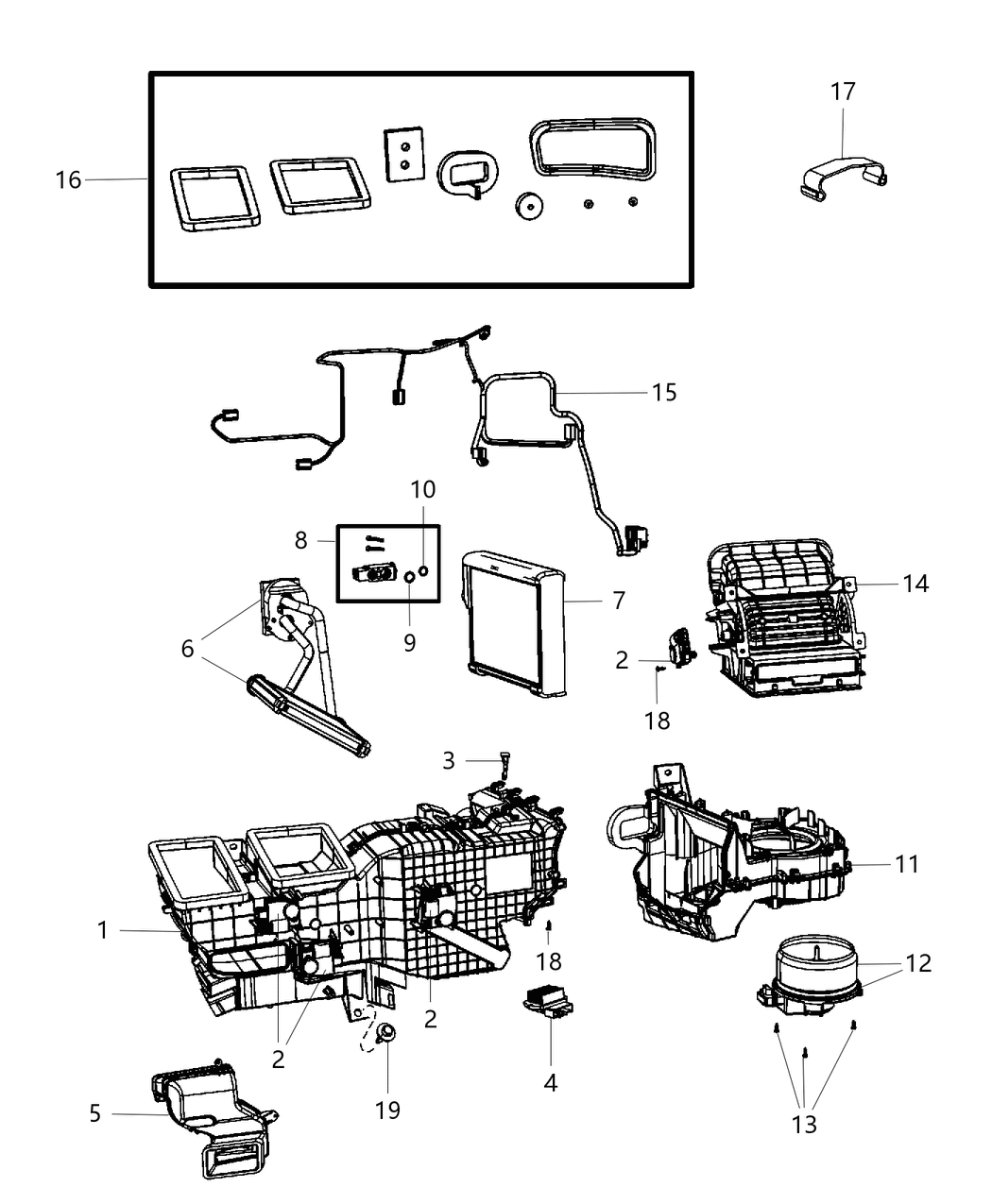 Mopar 68048891AB Housing-Distribution