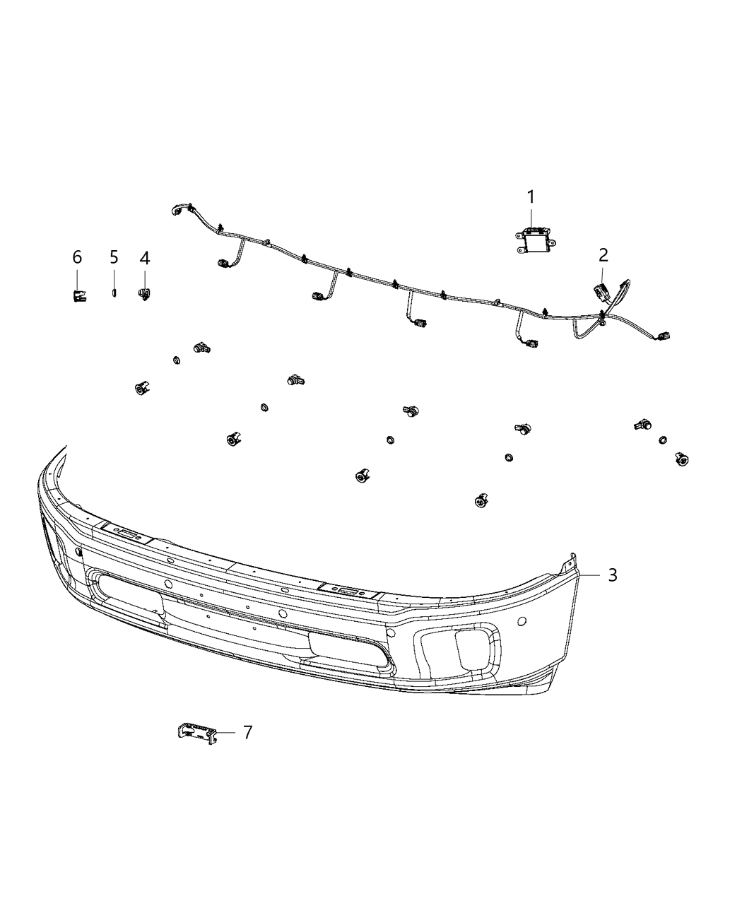 Mopar 4672641AC Module-Park Assist