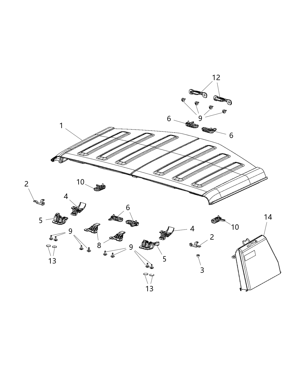 Mopar 68293600AA Bracket-Latch