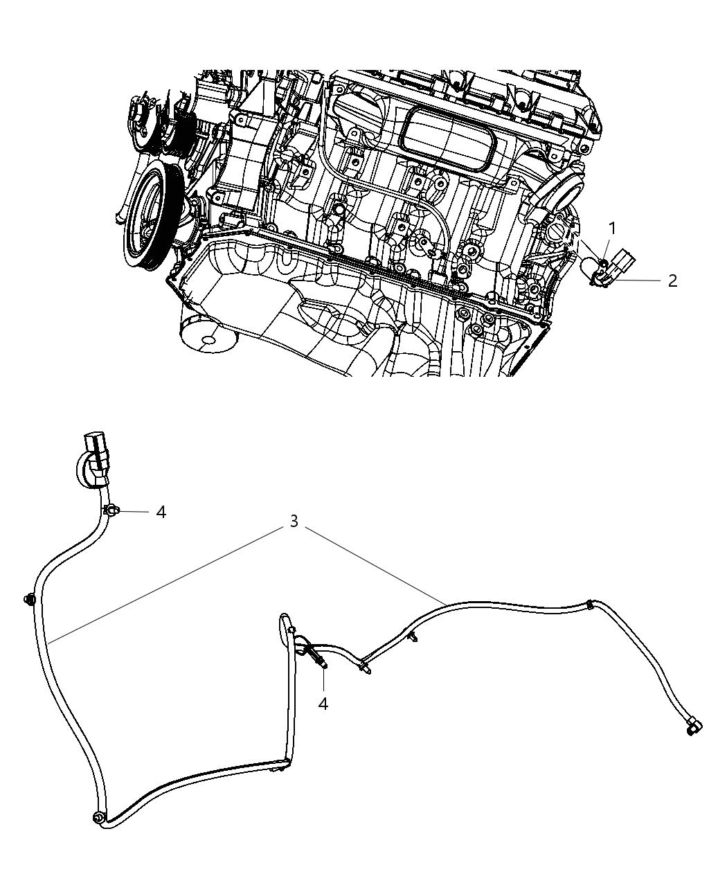 Mopar 5035650AB Wiring-Engine Block Heater