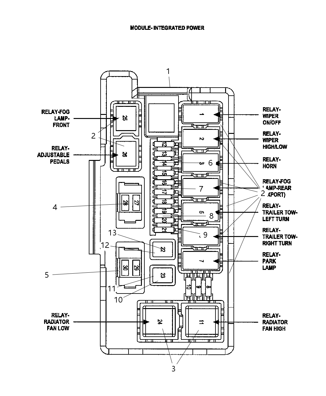 Mopar 4692084AB Electrical Block