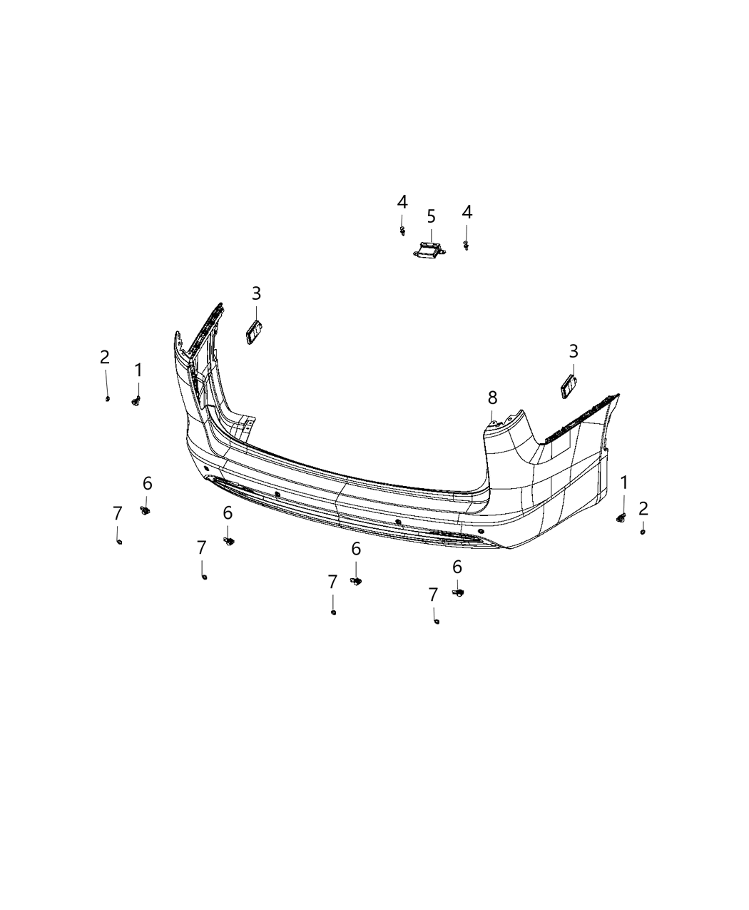 Mopar 4672740AB Module-Park Assist