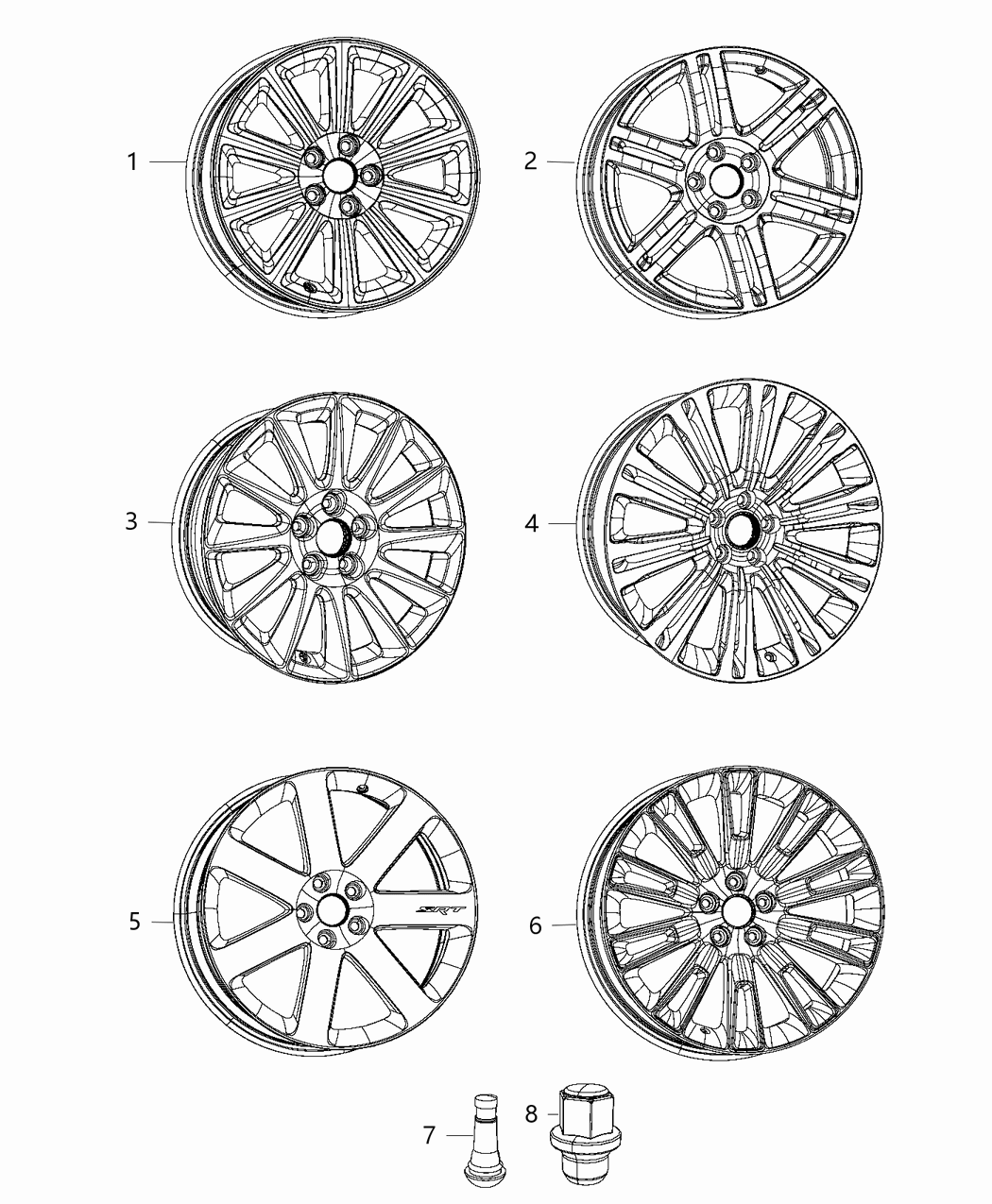 Mopar 1LS53SZ0AA Alloy Wheel