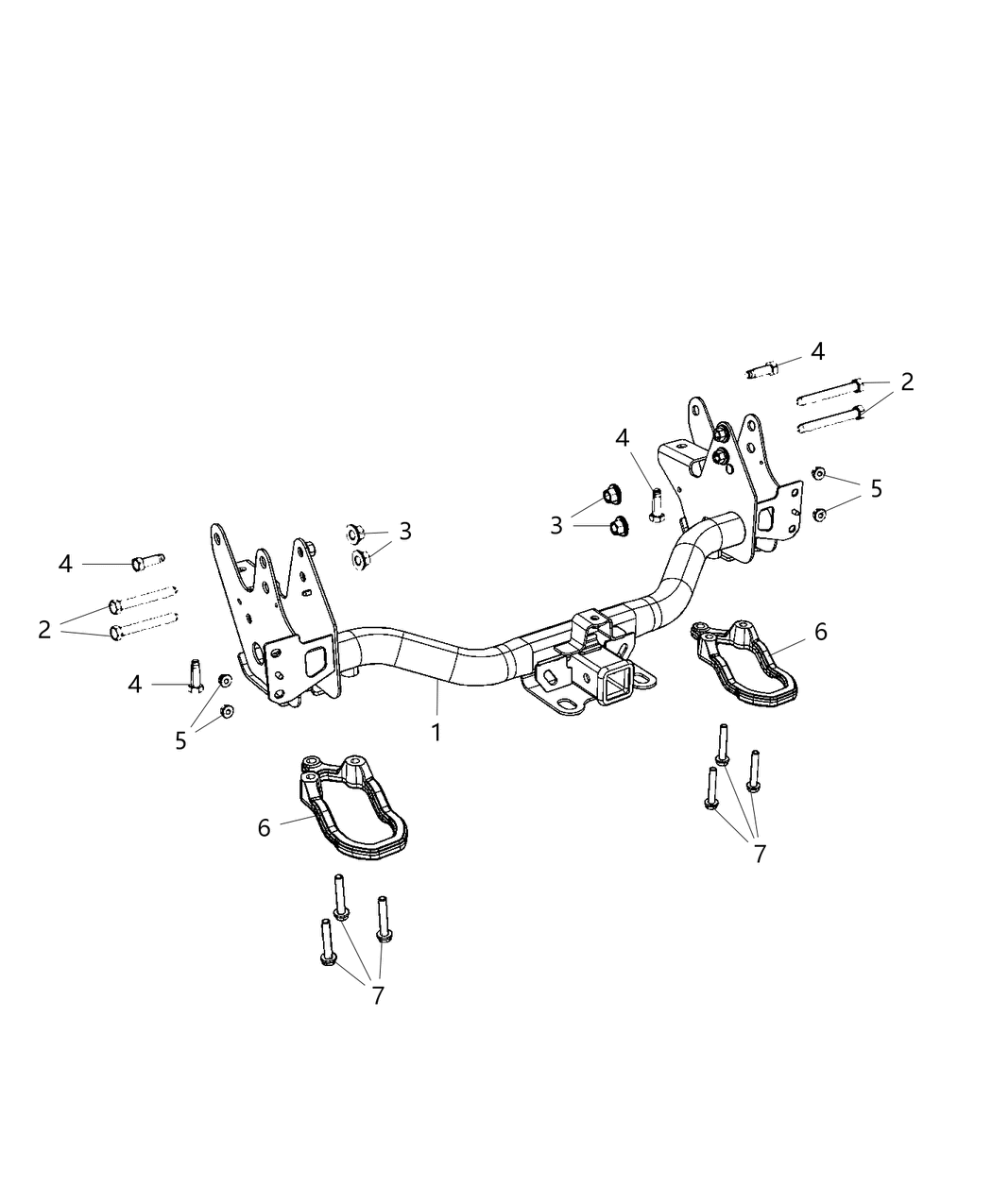 Mopar 68462886AB Hook-Tow