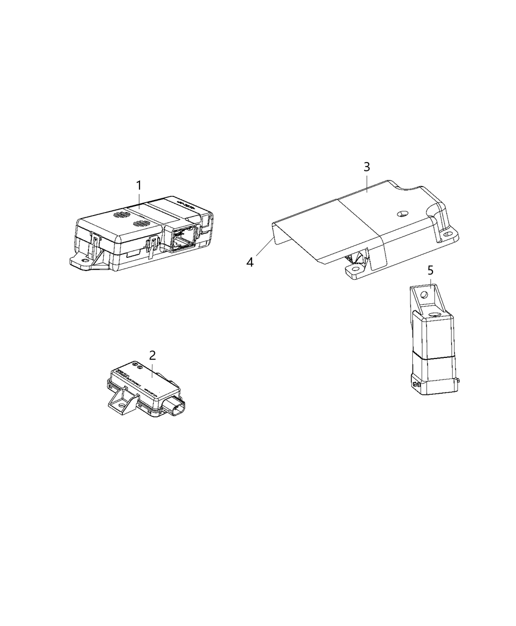 Mopar 68336643AC Air Bag Control Module