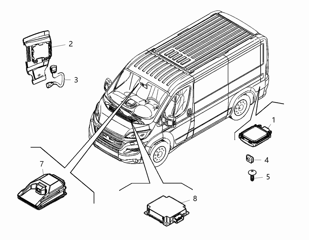 Mopar 68470178AB CONTROL-BRANCH