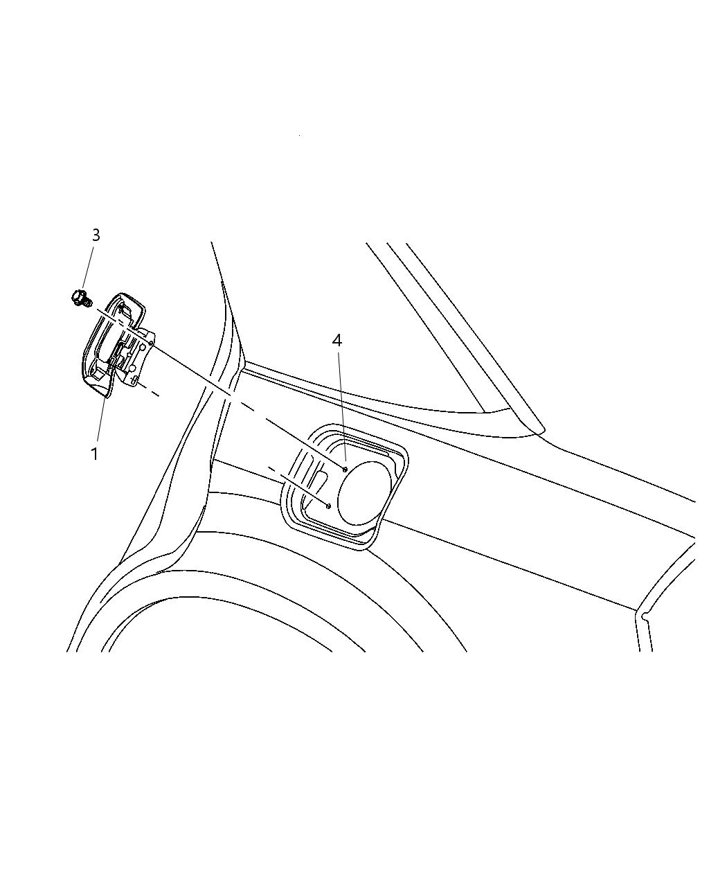 Mopar 68037709AE Housing-Fuel Filler