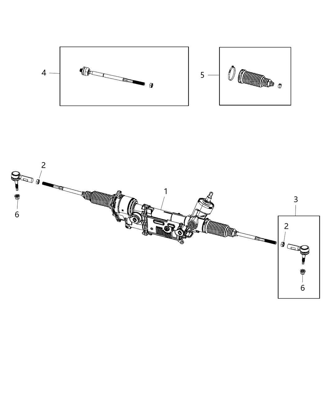 Mopar 5154727AJ Gear-Rack And Pinion