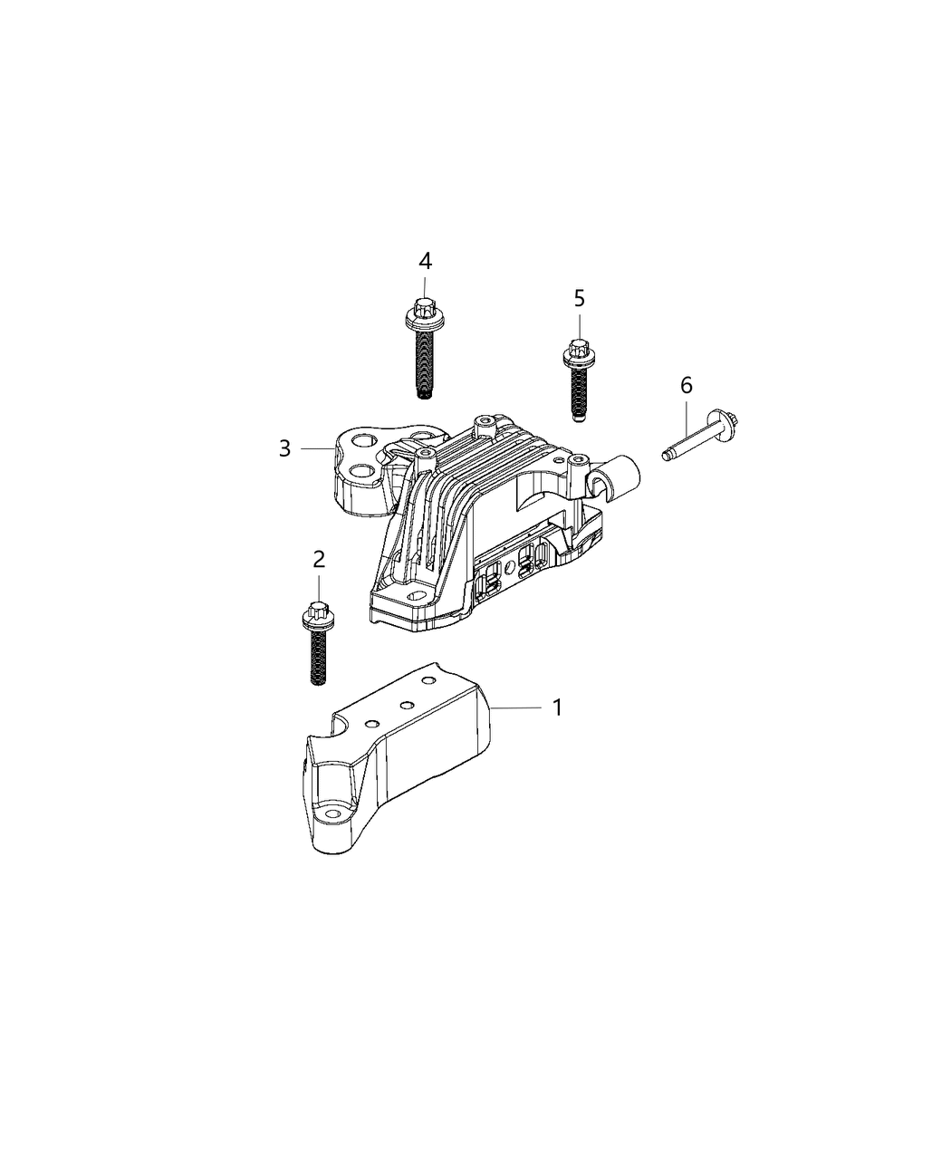 Mopar 68270565AA ISOLATOR-Transmission Mount