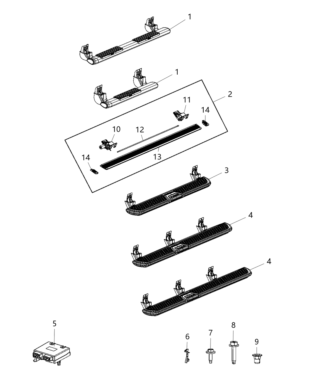 Mopar 68304604AC Step-Side