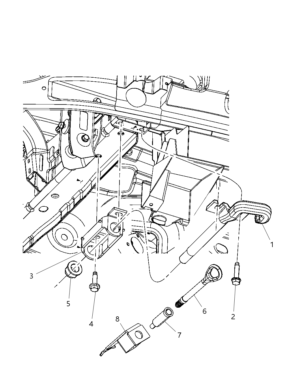 Mopar 68140583AA Hook-Tow