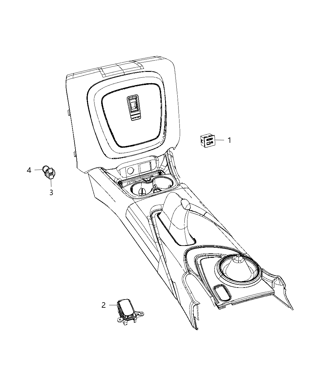 Mopar 5043018AA Usb-Media Hub