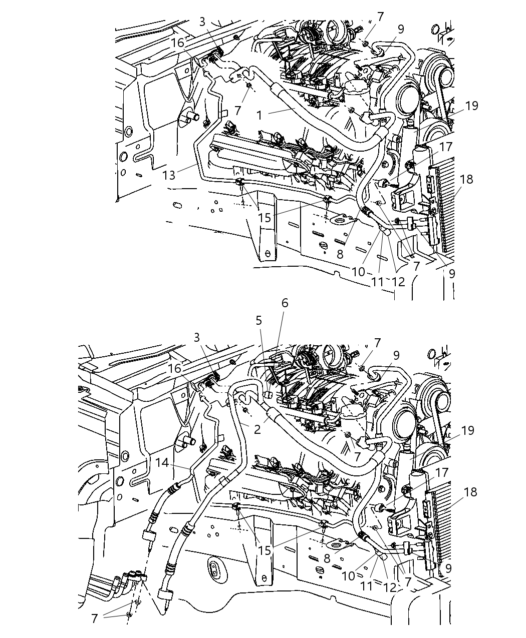 Mopar 55037891AB Line-A/C Discharge