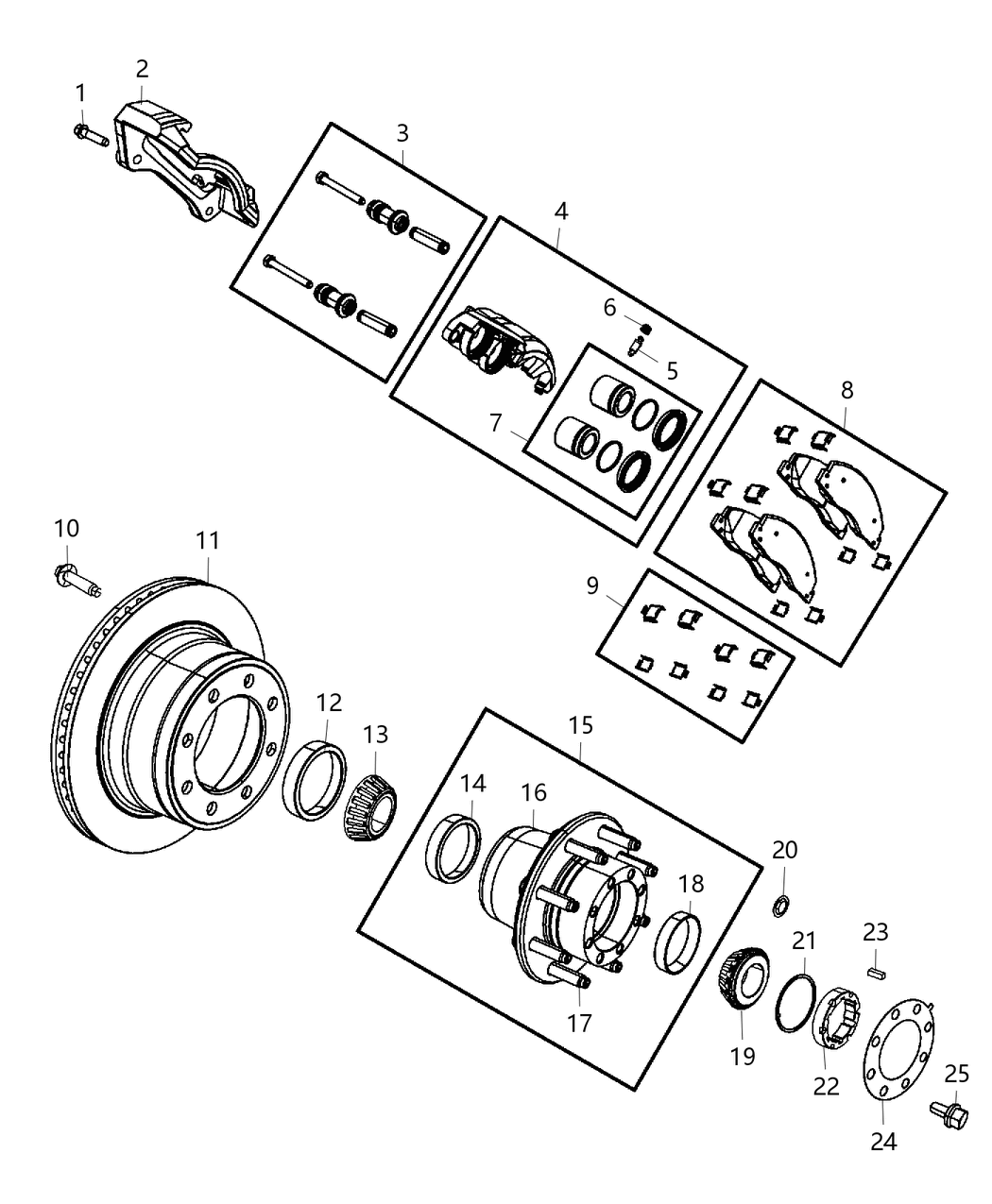 Mopar 68453108AA Disc Brake