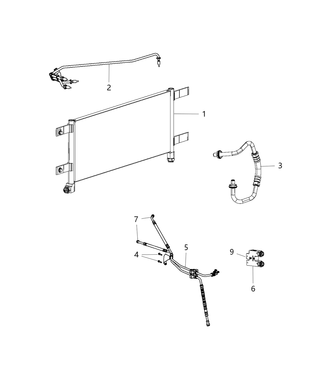 Mopar 68230431AB Tube-Oil Cooler Pressure And Ret