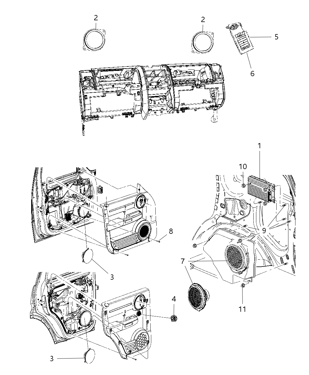 Mopar 5091012AH Amplifier