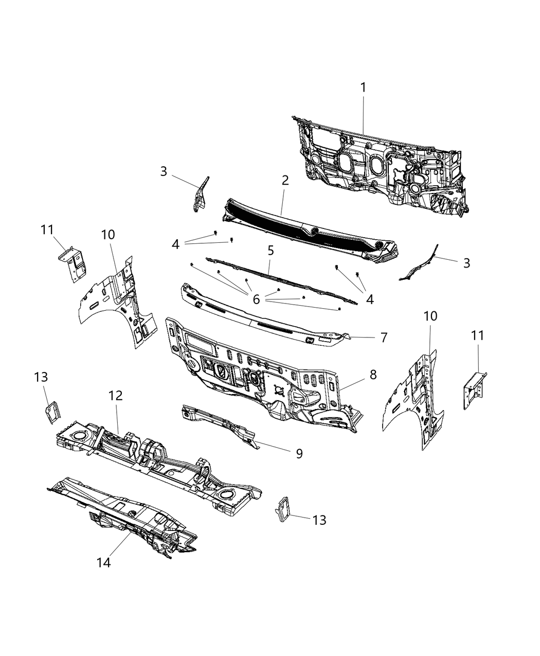 Mopar 68227586AE Panel-Dash