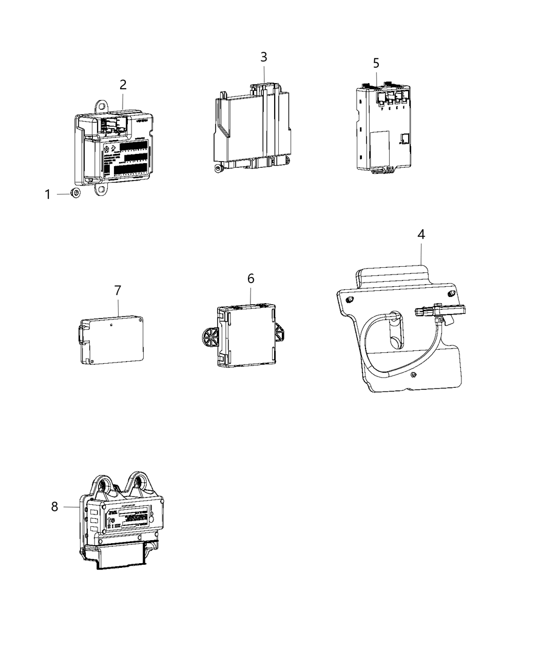 Mopar 68302684AA Module-Blind Spot Detection