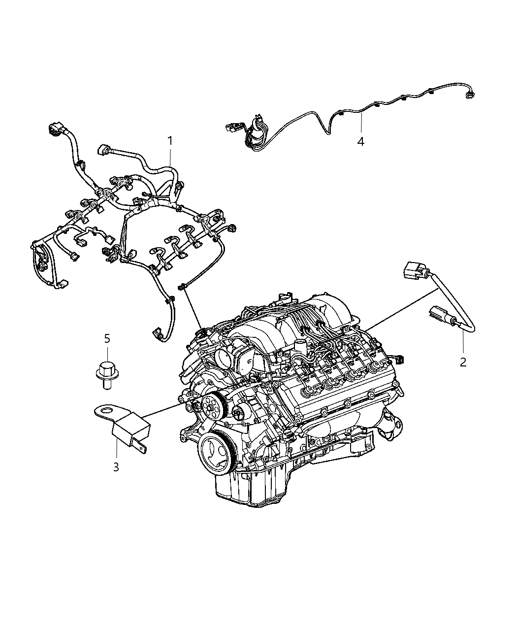 Mopar 68159445AB Wiring-Engine