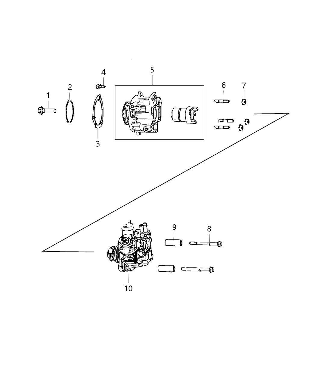 Mopar 68122693AA Bolt-HEXAGON FLANGE Head