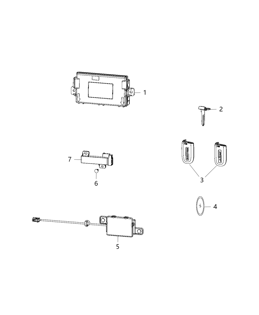 Mopar 68234228AC Receiver-Hub