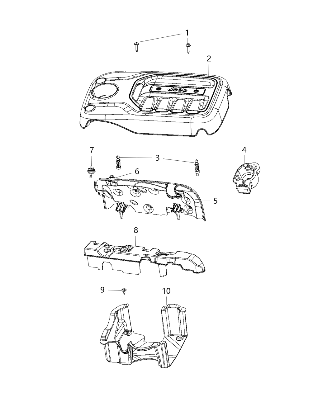 Mopar 4861992AB Cover-Engine