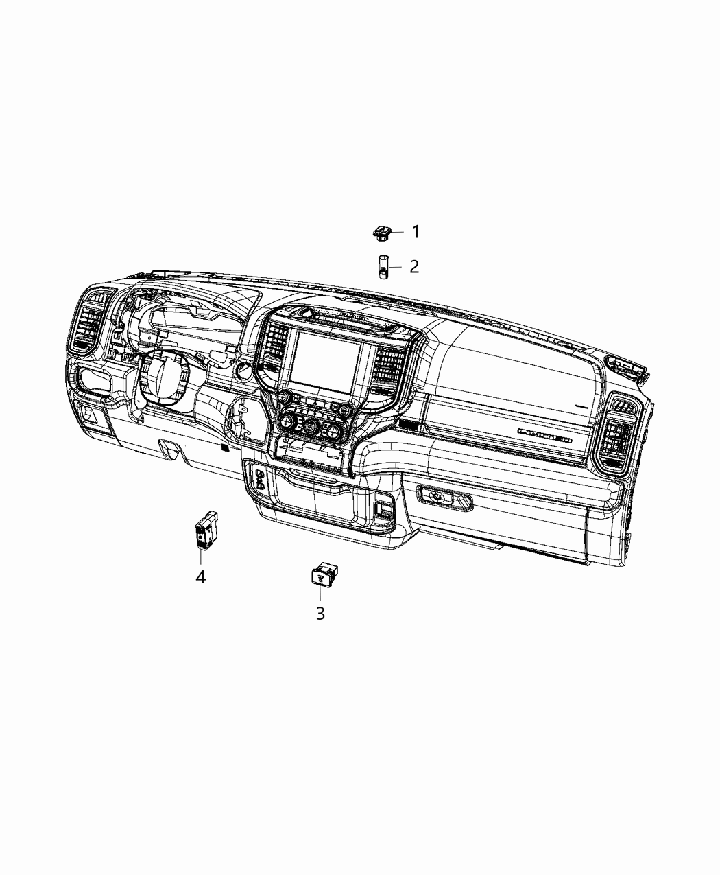 Mopar 68272254AB Plug-Media Hub