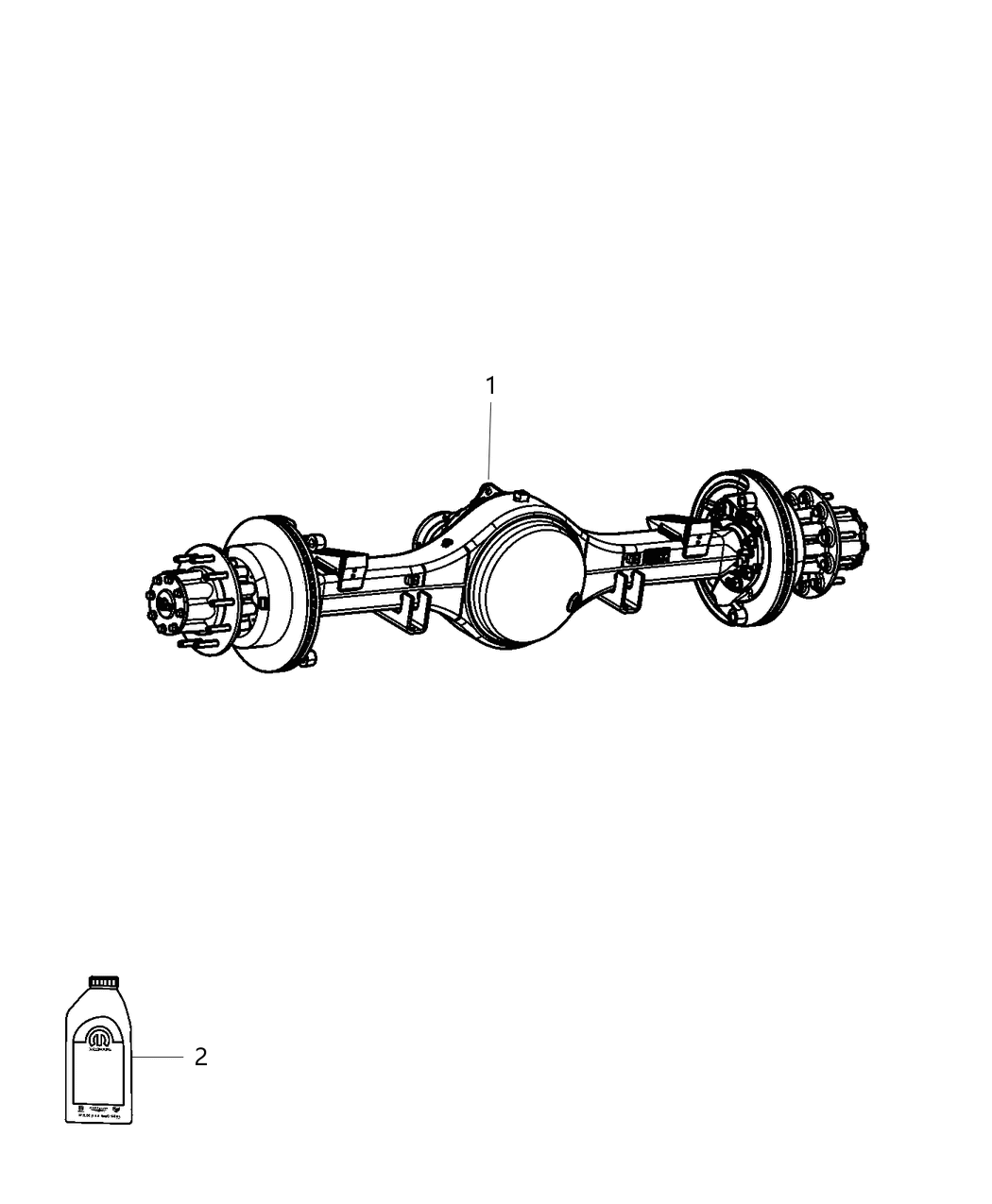 Mopar 68294011AD Rear Complete