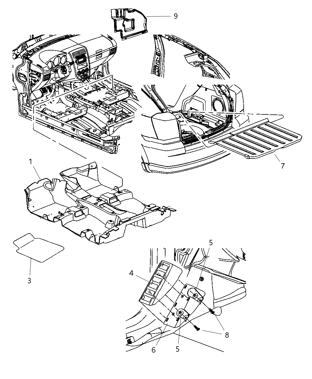 Mopar 1AR18BD5AB Carpet-Floor