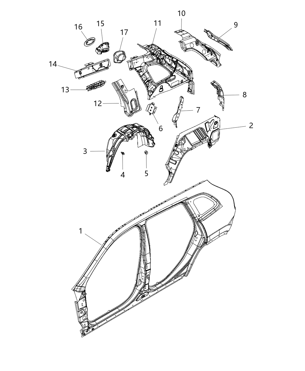 Mopar 55112856AC Housing-Fuel Filler